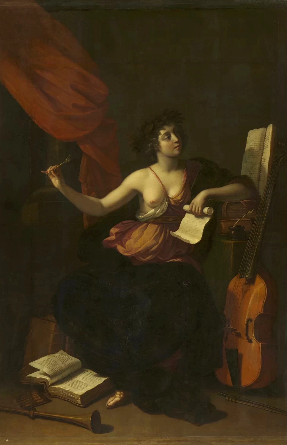 Il giovane - Il genio della poesia, Royal Vollection